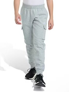 adidas Big Boys Drawstring Waist Cuffed Mid Rise Regular Fit Fleece Jogger Pant